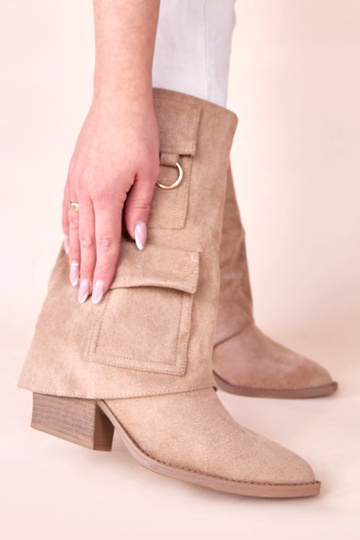 Smilšu krāsas zābaki uz... 2