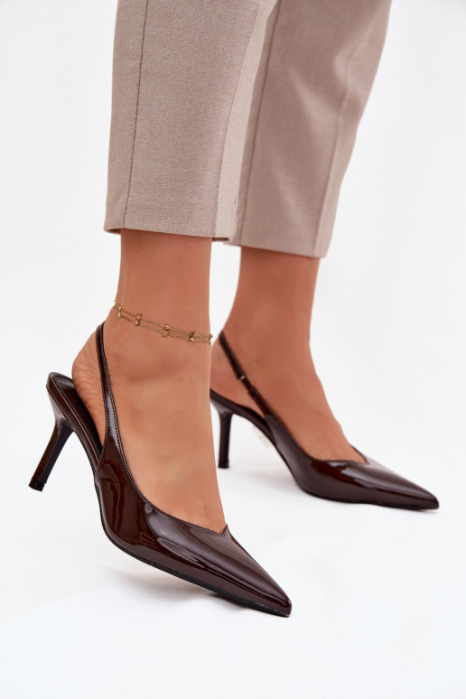 Laque Kurpes ar papēdi CzekoladoIne Phelia