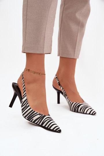 Kurpes ar papēdi Zebra Phelia 2