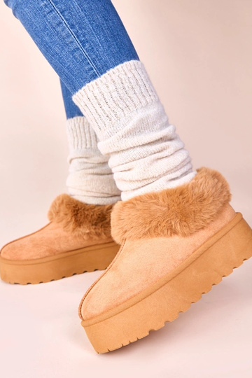 Brūni sniega zābaki ar...