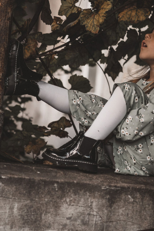 Bērnu apavi Laque siltināti Sieviešu puszābaki melnas krāsas Porky