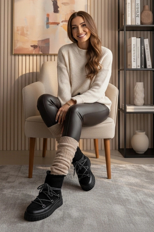 Melnā krāsā silti aukstie sniega...