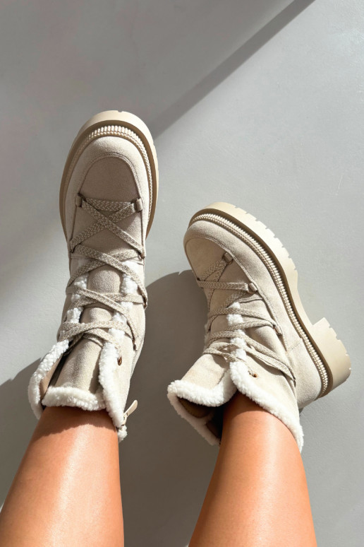 Sieviešu siltināti sniegbikses, smilšu krāsas, Irmara