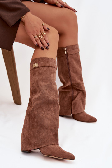 garie zābaki Eko zamšādaoIne Obcas Słupek Uz pili siltināti INyIninięta CholeInka smilšu krāsas Evyra