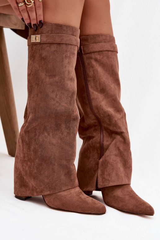 garie zābaki Eko zamšādaoIne Obcas Słupek Uz pili siltināti INyIninięta CholeInka smilšu krāsas Evyra