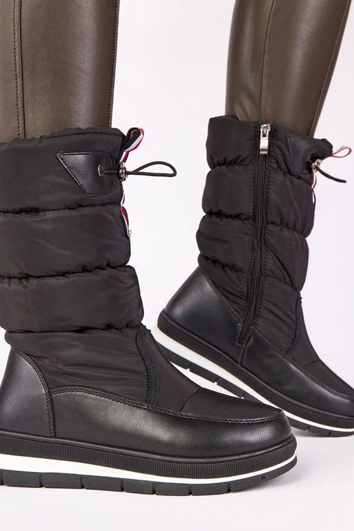 Melni sniega zābaki uz zema papēža ar...