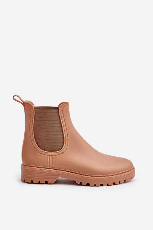 Gumijas apavi SieviešuElastycznymi INstaInkami brūnas krāsas Ciariel