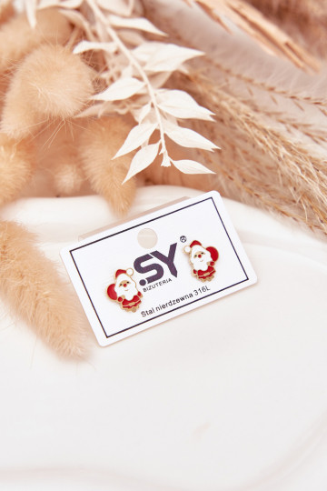 ar stilīgām detaļāmi Santa Clause izgatavots no nerūsējošā tērauda 2