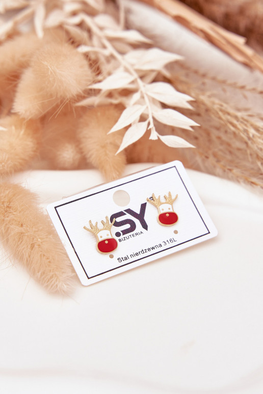 ar stilīgām detaļāmi Reindeers izgatavots no nerūsējošā tērauda