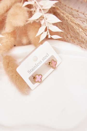 ar stilīgām detaļāmi no nerūsējošā tērauda Zelta krāsas-Rozā krāsas