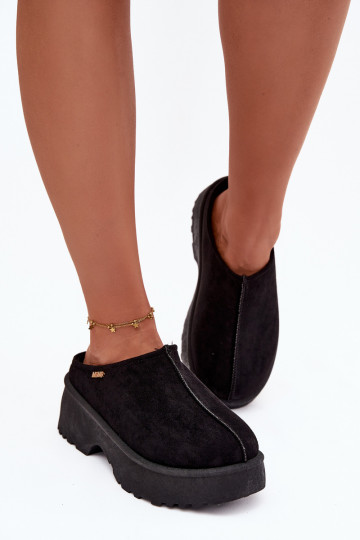 sniega apavi Sieviešu zemais ar platformu melnas krāsas Yrenna