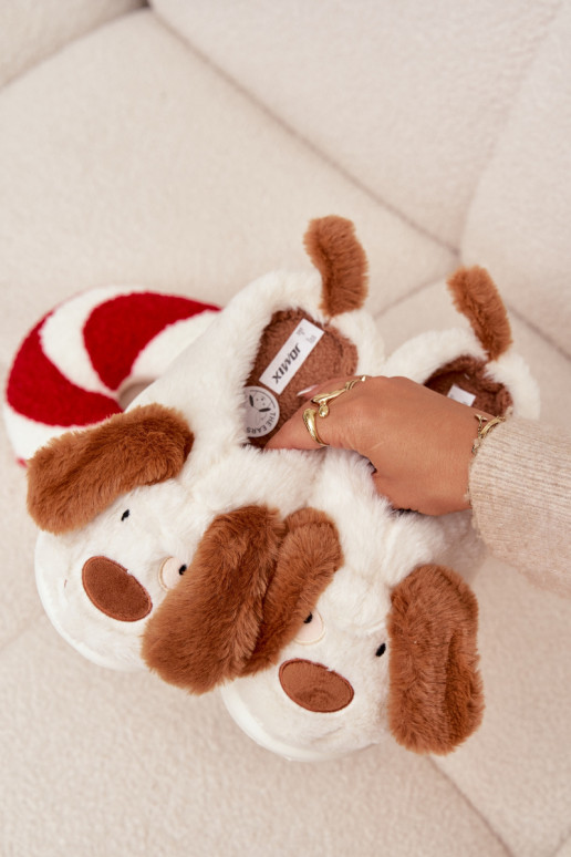 ar kažokādu Čības Sieviešu kucēni brūnas krāsas Faylen