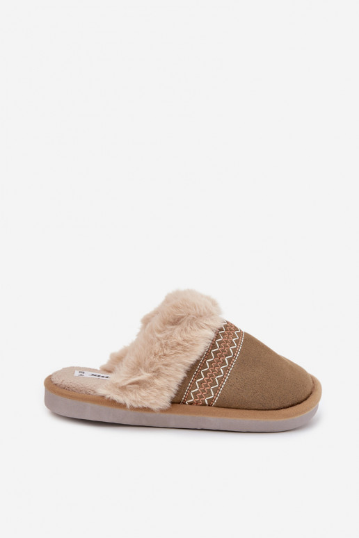 Čības Sieviešu ar kažokādu I Haftem Zaļas krāsas Devianne