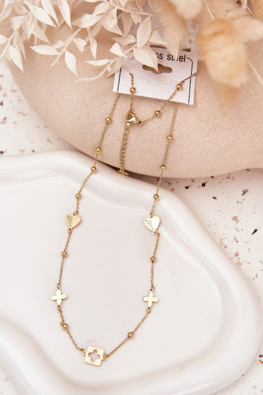 Kaklarota Ar Kuloniem Stal NierdzeInna Zelta krāsas