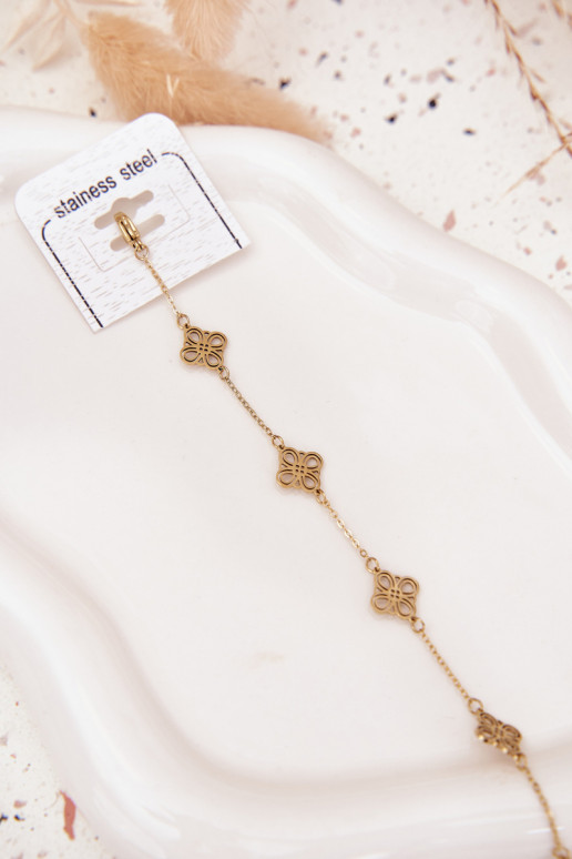 Aproce no nerūsējošā tērauda Ar Kuloniem Zelta krāsas