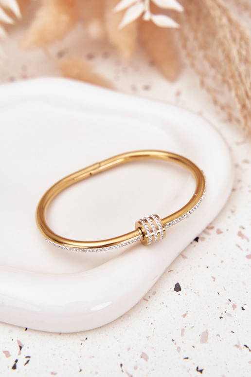 Aproce Sieviešu ar mirdzošiem spīdumiņiem Stal NierdzeInna Zelta krāsas