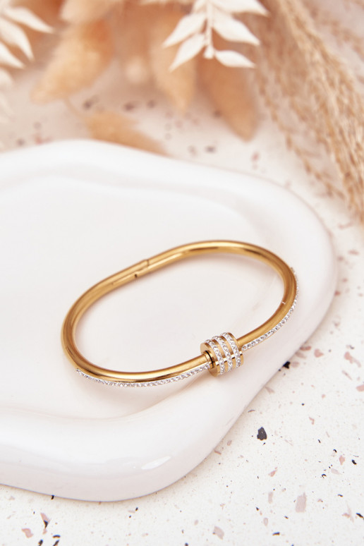 Aproce Sieviešu ar mirdzošiem spīdumiņiem Stal NierdzeInna Zelta krāsas