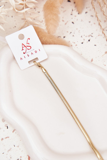 Aproce Čūska izgatavots no nerūsējošā tērauda Zelta krāsas 2