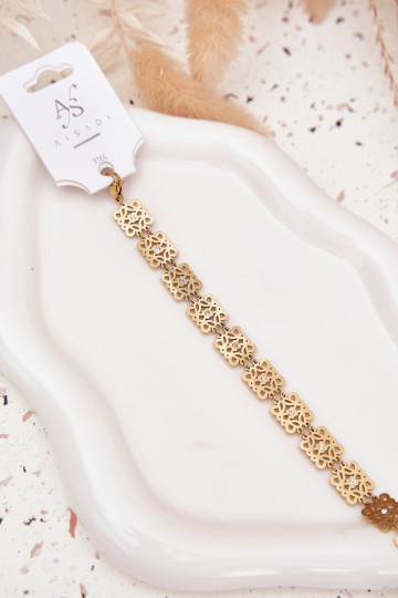 Regulējams Aproce Sieviešu ar mirdzošiem spīdumiņiem Stal Chirurgiczna Zelta krāsas 2