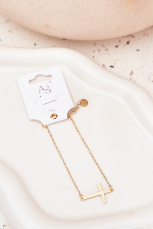 Aproce Ar krustiņu Stal Chirurgiczna Zelta krāsas