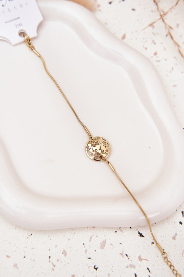 Aproce Sieviešu Ar piekariņu KółkoZiedsuszkami Zelta krāsas 2