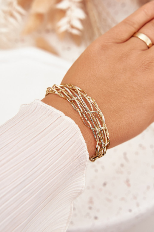 Aproce Stīvs izgatavots no nerūsējošā tērauda Zelta krāsas