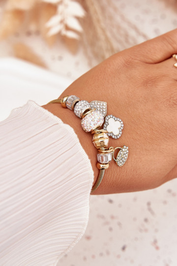 Aproce z ZaInieszkami Charms Zelta krāsas