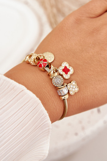 Aproce z ZaInieszkami Charms Zelta krāsas