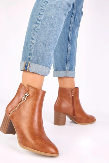 Brūni klasiskie zābaki ar... 2