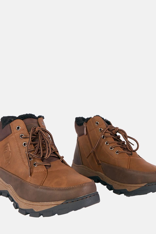 Brūni vīriešu siltinātie zābaki Elias