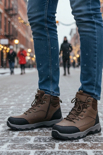 Brūni vīriešu zābaki Ryan