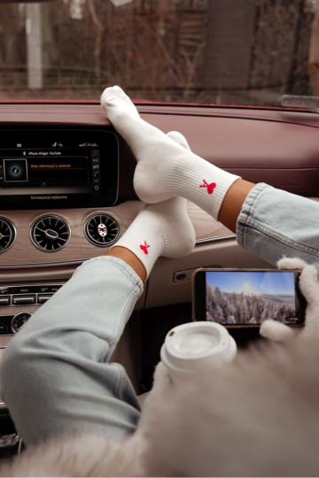 Zeķes Sieviešu Amor Ecru