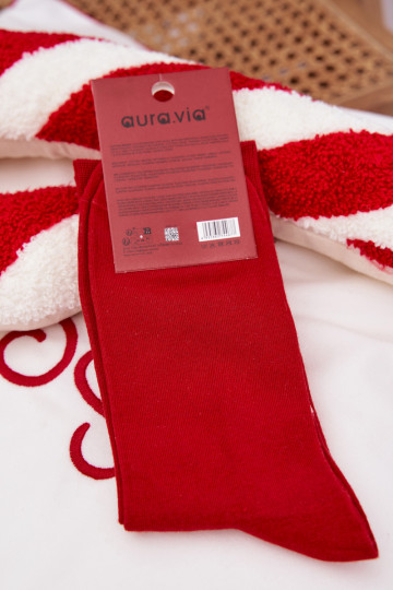 Skarpety Vīriešiem Christmas Ar Ziemassvētku vecīti Merry Christmas sarkanas krāsas 2