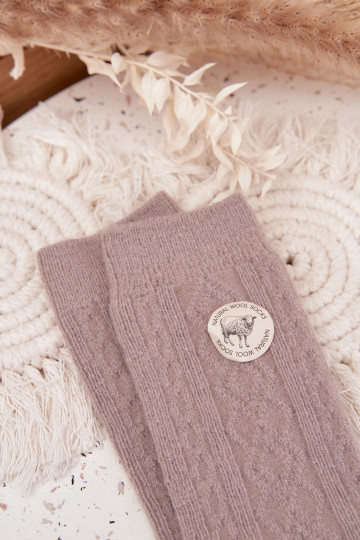 Zeķes Sieviešu INełniane Pelēkas krāsas