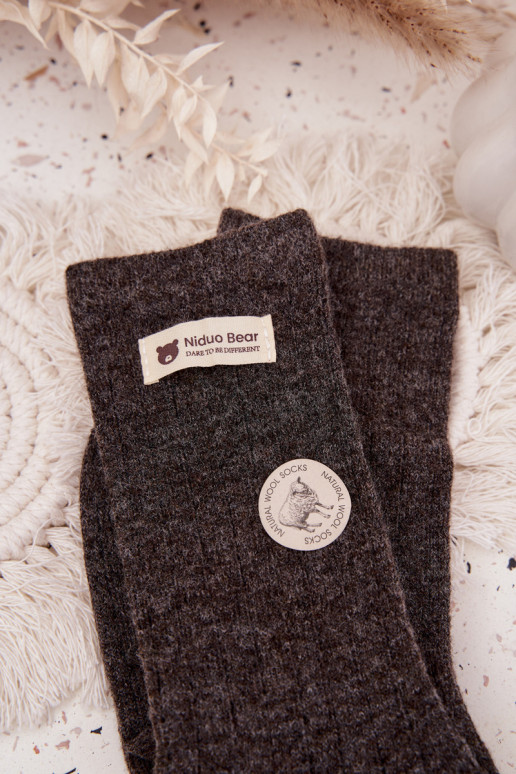 silti INełniane Zeķes SieviešuIeslēgtsszyInką tumši brūnas krāsas