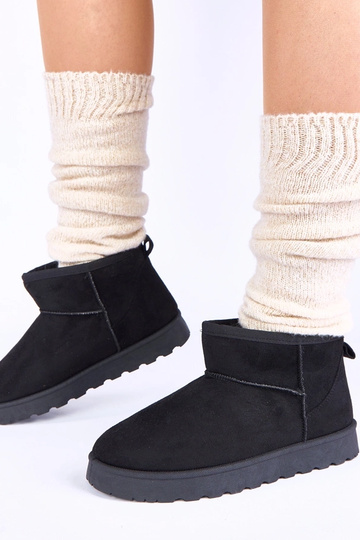 Melnas sniega kurpes ar... 2