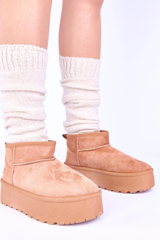 Rudi platformu sniega zābaki ar...