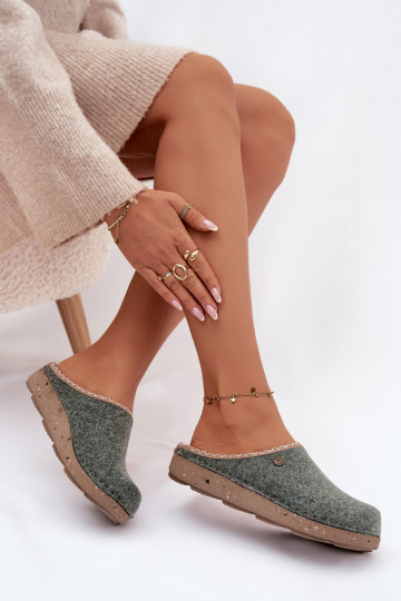 apavi mājas Čības Sieviešu Inblu ED000031 Zaļas krāsas