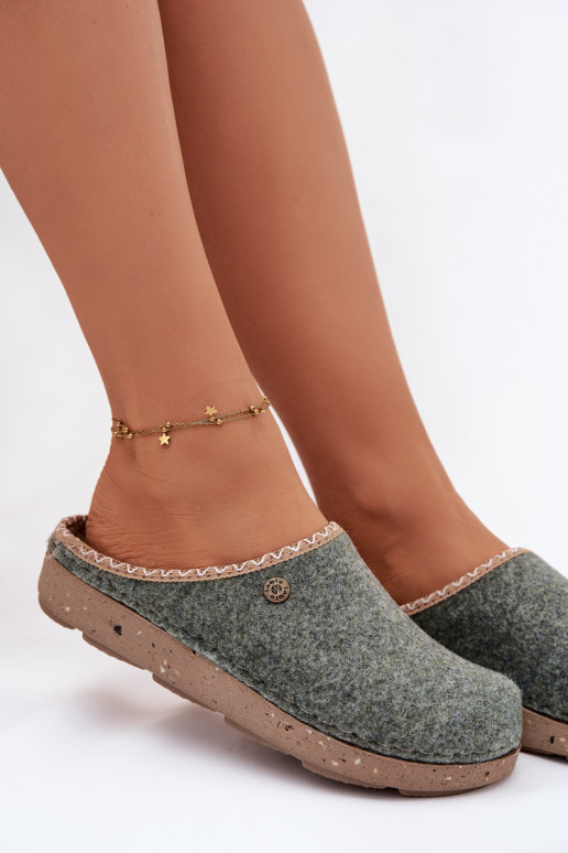 apavi mājas Čības Sieviešu Inblu ED000031 Zaļas krāsas