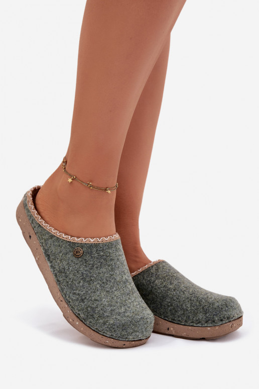 apavi mājas Čības Sieviešu Inblu ED000031 Zaļas krāsas