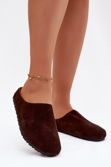 Čības SieviešuEko zamšādau CzekoladoIne Kalvess 2