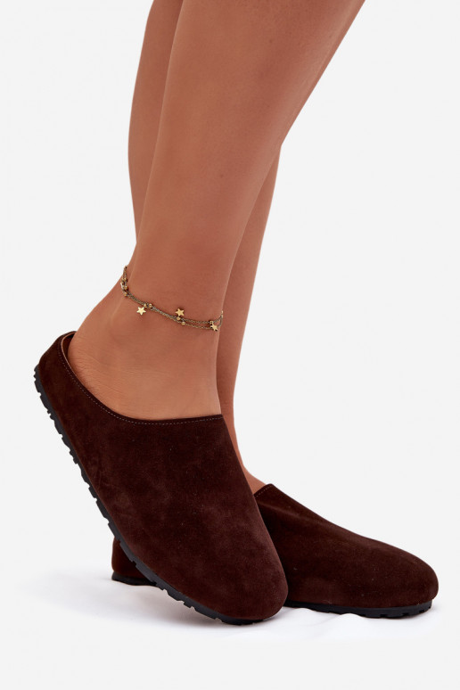 Čības SieviešuEko zamšādau CzekoladoIne Kalvess