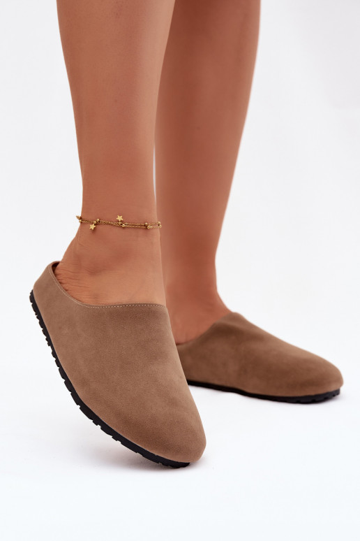 Čības SieviešuEko zamšādau Haki krāsas Kalvess