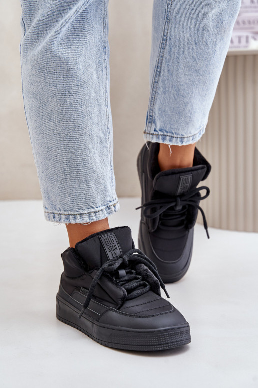 sniega apavi Sieviešu Big Star OO274A530 melnas krāsas