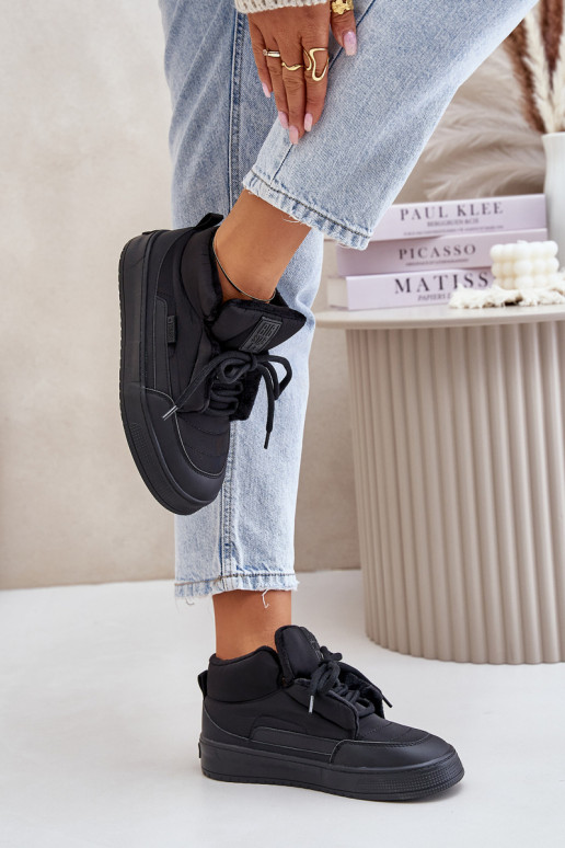 sniega apavi Sieviešu Big Star OO274A530 melnas krāsas