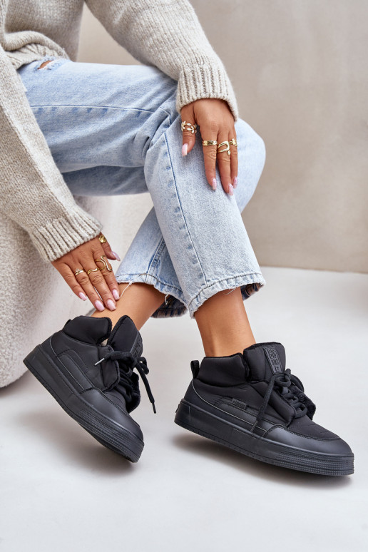 sniega apavi Sieviešu Big Star OO274A530 melnas krāsas