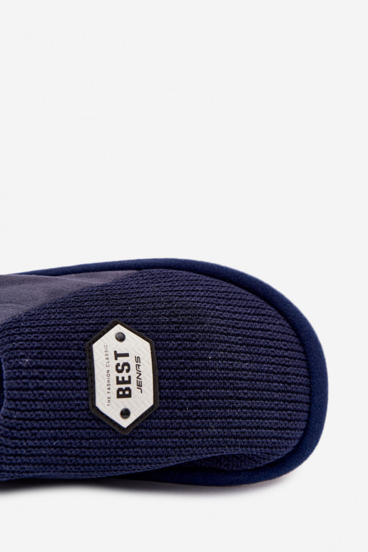 Čības VīriešiemIeslēgtsszyInką tumši zilas krāsas Presine