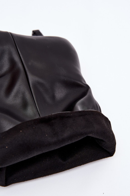 Melni sieviešu iešļūcenes uz zema papēža ar brīvu augšu Jessalia