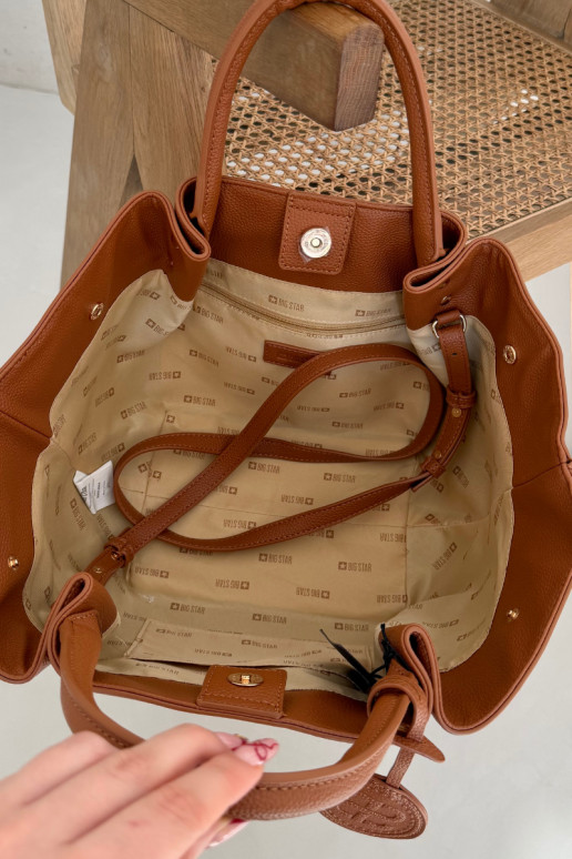 Soma Pircējs no eko ādas Big Star SS574004 brūnas krāsas