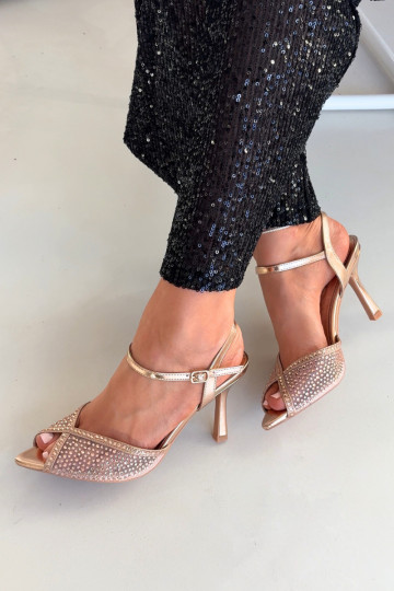 Sieviešu basenes ar papēdi Ar Dekorāciju Szampańskie Peloria 2